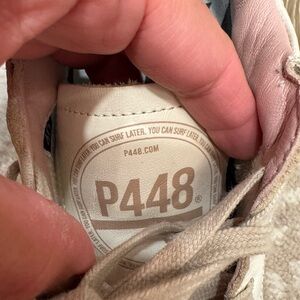 P448 Cream Sneakers